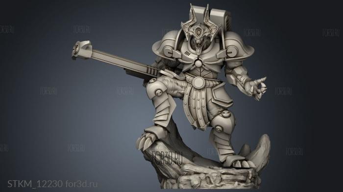 ARCHVI Heavy Infantry stl model for CNC