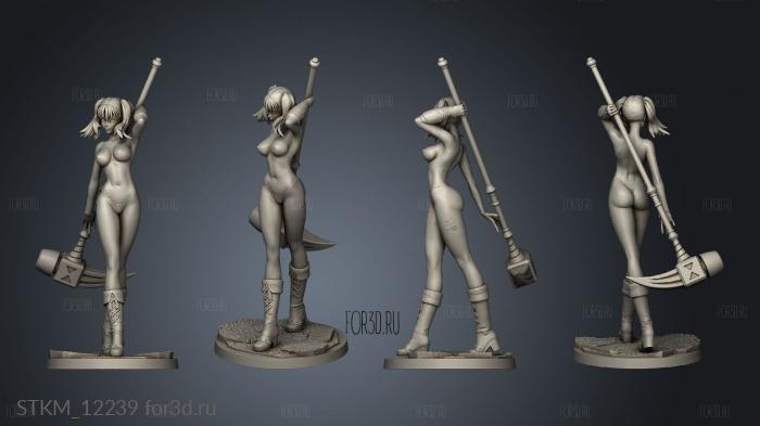 Azerama Diane NSFW stl model for CNC