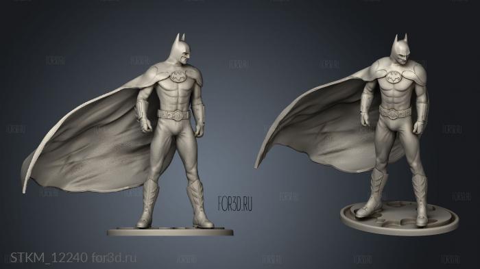 Batmobile Diorama Batman Bat Dio Figure OPT stl model for CNC