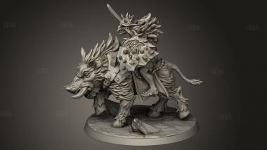 Черная Бритва Всадник-зверь-бритва 3d stl модель для ЧПУ