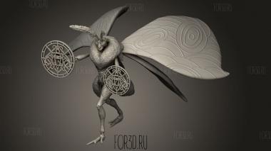 Жестокая Болотная Королева Мотыльков,Магия 3d stl модель для ЧПУ