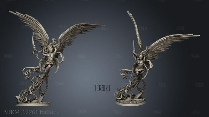 More Keen Angel Retribution stl model for CNC