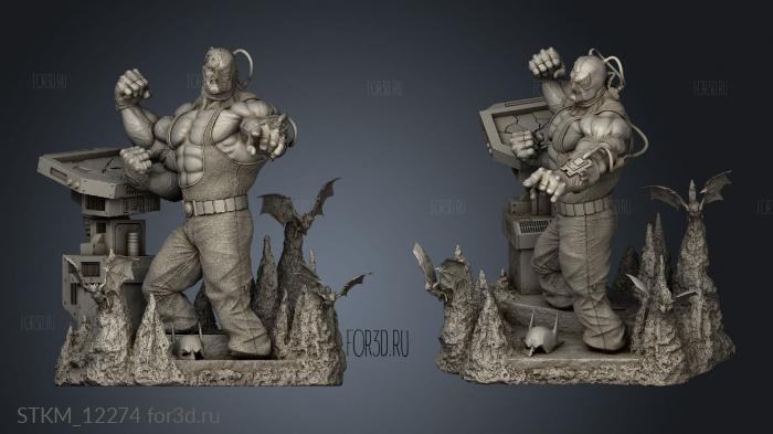 Bane Collectible ref stl model for CNC