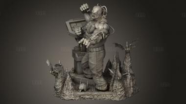 Предмет коллекционирования Бэйна 3d stl модель для ЧПУ