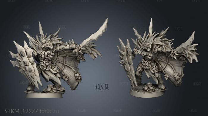 Blackrazor Grot Razor Cloak stl model for CNC