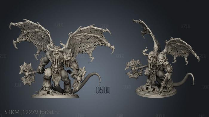 Baphomet Dark Gods AXE stl model for CNC