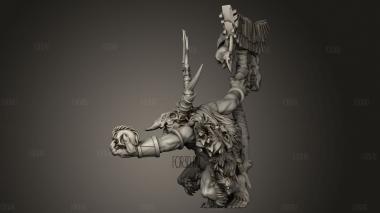 Варварский шаман и знахарь 3d stl модель для ЧПУ