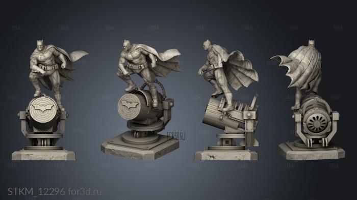 Batman on bat signal 3d stl модель для ЧПУ