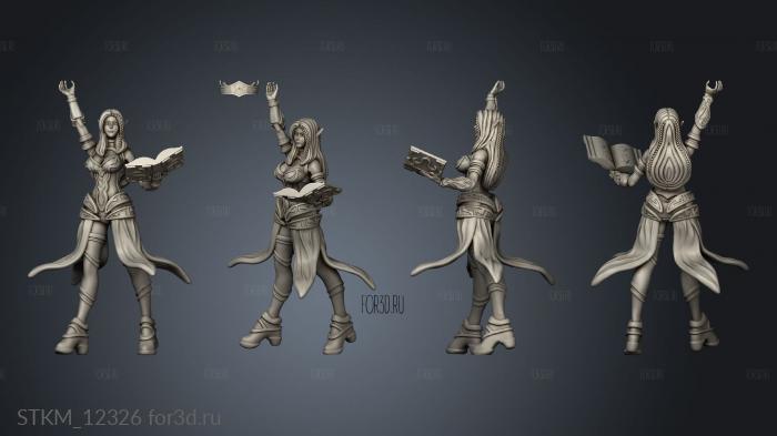 Beltesassar Summoner the Wolf Spirit stl model for CNC