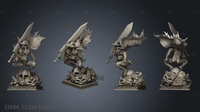 BERSERK GUTS SCHIERKE 3d stl модель для ЧПУ