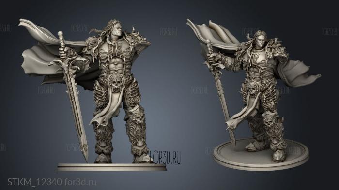 Betrayer King One stl model for CNC