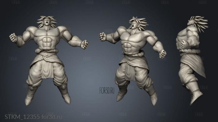 Broly stl model for CNC