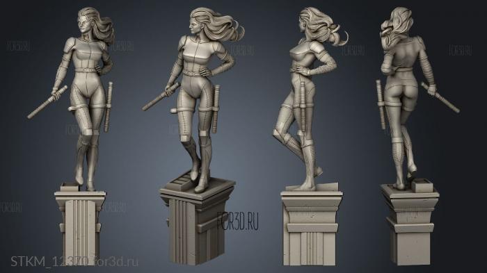 Black Canary Batgirl Huntress stl model for CNC