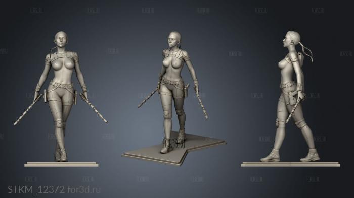 Black Widow nsfw BW stl model for CNC