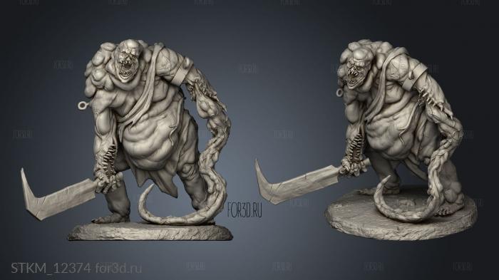 Brute Fiend stl model for CNC