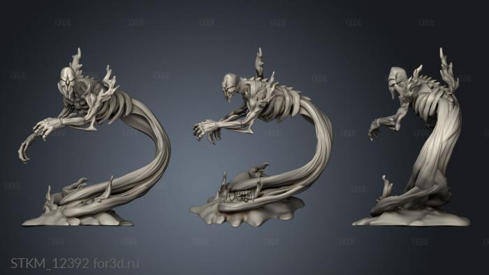 Blood Moon Shadow Horror stl model for CNC