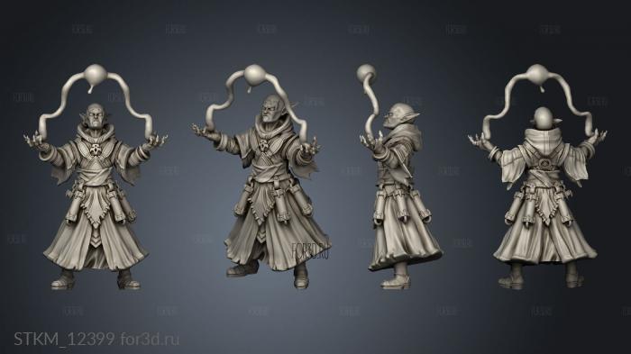 Blood Moon Vampire Mage Magic 3d stl модель для ЧПУ