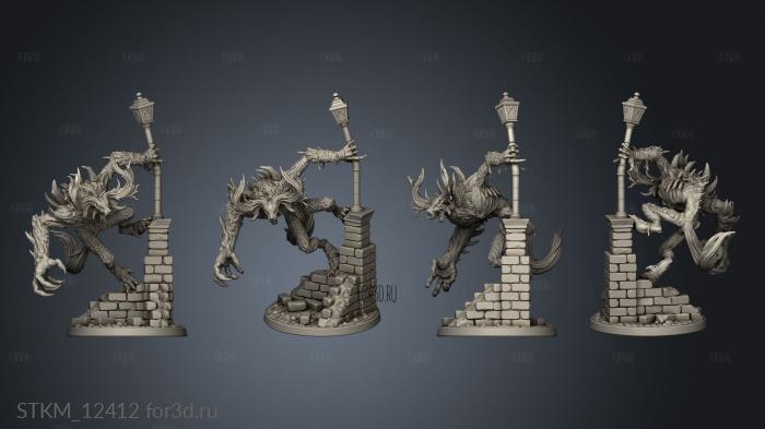 Bloodhunter Beast Epic stl model for CNC