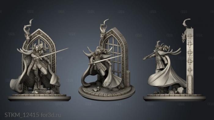 Cae Dracula Alucard stl model for CNC