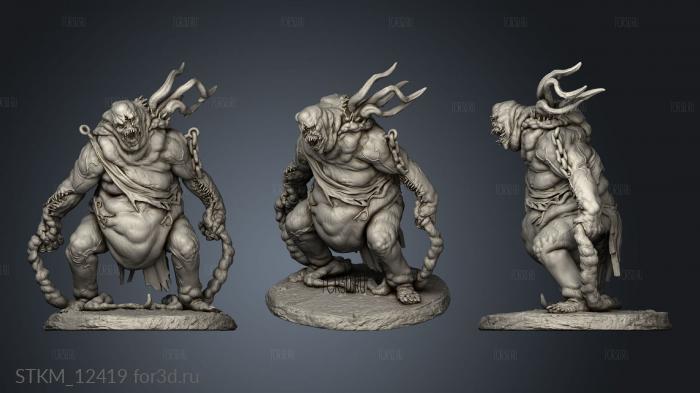 Brute Fiend stl model for CNC