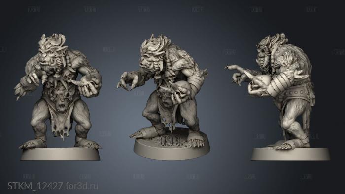 Bugbear Mage stl model for CNC