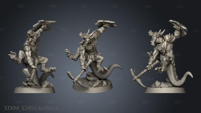 Plague Mine Kobolds Modular Kobold stl model for CNC