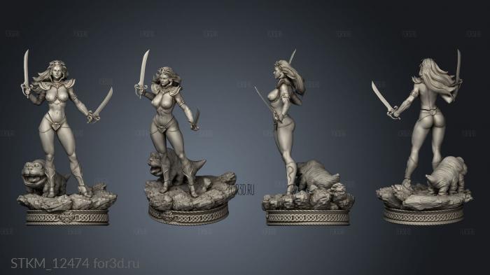 Dejah Thoris Thorisver NSFW stl model for CNC