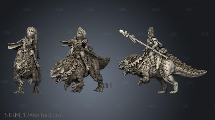 Brutosaur Riders stl model for CNC