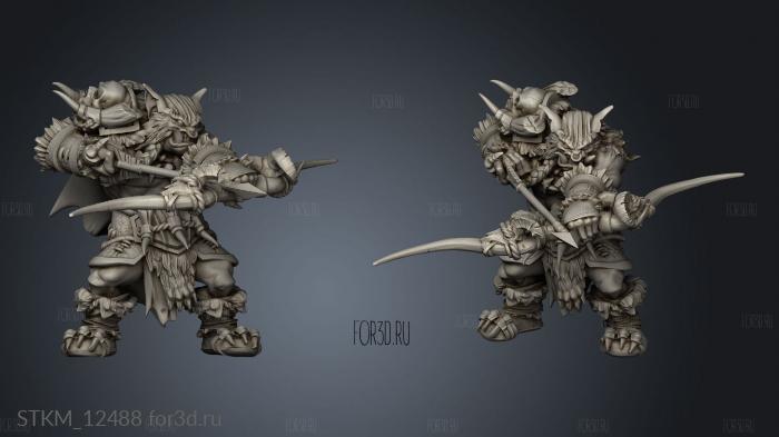 Bugbears bugbear hunter stl model for CNC