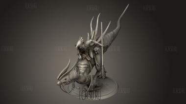 Повелитель Дилофозавров-кавалерия 3d stl модель для ЧПУ