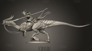 Повелитель Дилофозавров-кавалерия 3d stl модель для ЧПУ