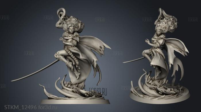 Bullet Souls Morgana stl model for CNC