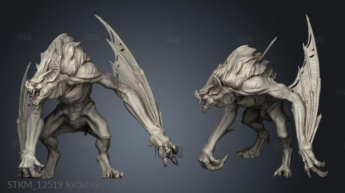 CBC Feral Vampire stl model for CNC