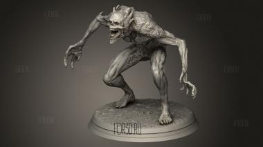 Кричащий Упырь,Крик 3d stl модель для ЧПУ