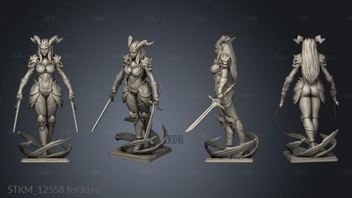 CA Sculpts Demon Hunter stl model for CNC