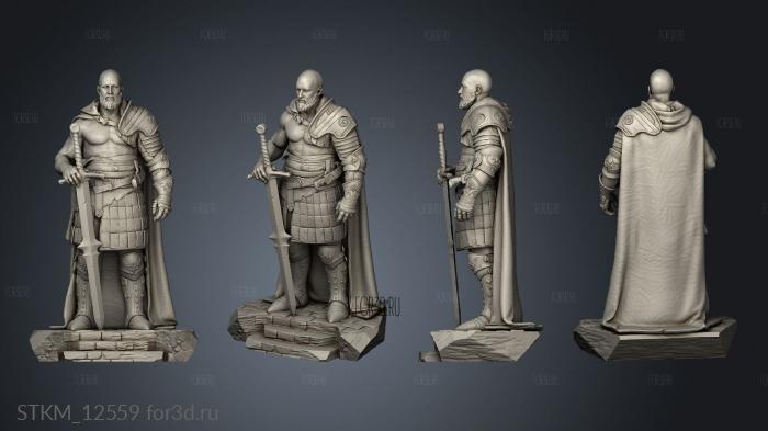 CA Sculpts Ragnar stl model for CNC