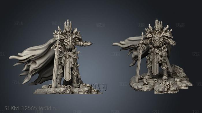 Calibos The Skeleton King stl model for CNC