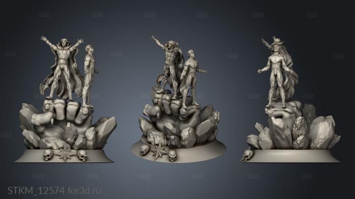 Captain Marvel and Adam Warlock Mar Vell stl model for CNC