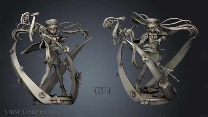 Kastoria Bidango FGO artheria stl model for CNC