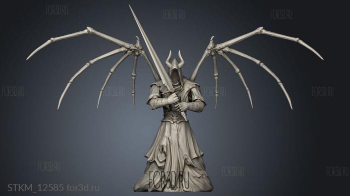 Demonic Feast Reaper Variant stl model for CNC