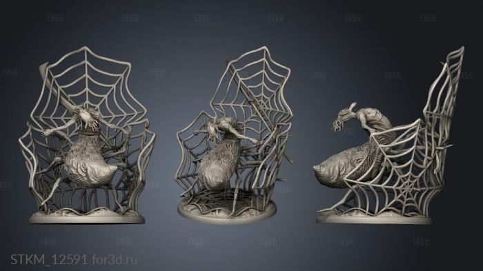 Caves Despair Drider Abomination Web stl model for CNC