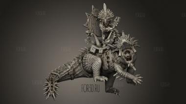 Гора Диорама Тлалок 3d stl модель для ЧПУ
