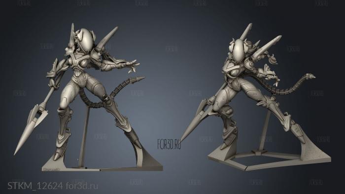 Mecha Knight Odessa stl model for CNC