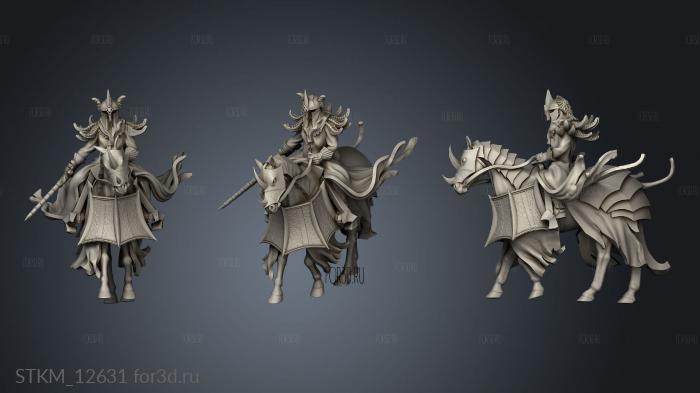 Chapter dark king mounted stl model for CNC