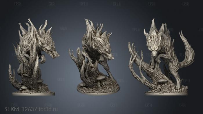 Chieftain Warband from Wraith Wolves in one Wolf Alpha stl model for CNC