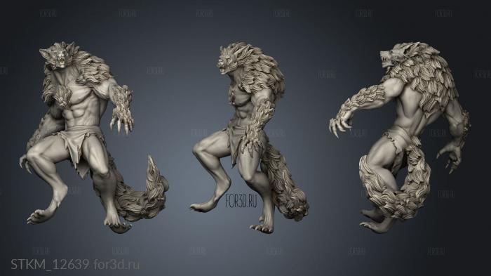 Children the Night Werewolves Apha stl model for CNC