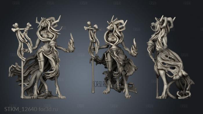 Chisa The Fateweaver sorcerer rat stl model for CNC