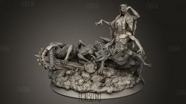 Хаос РАЗЛОЖЕНИЯ ПЕРЕКЛИКАЕТСЯ С Вражеским Собранием Плоти 3d stl модель для ЧПУ