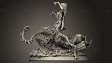 Хаос РАЗЛОЖЕНИЯ ПЕРЕКЛИКАЕТСЯ С Вражеским Собранием Плоти 3d stl модель для ЧПУ
