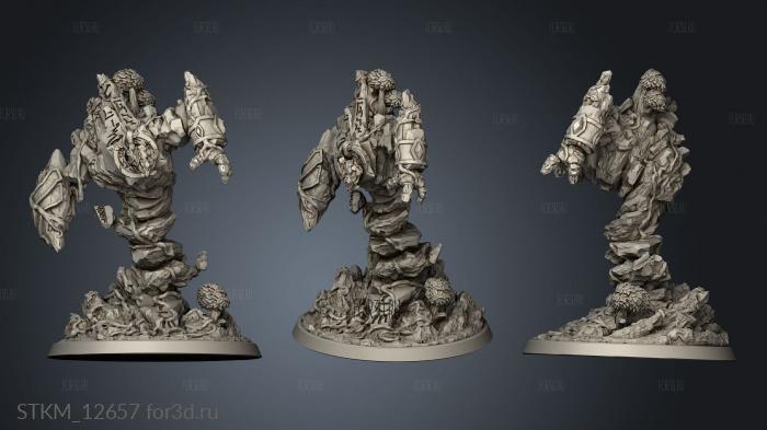 City Portals Adorned Earth Elemental FN AC stl model for CNC